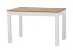Jídelní stůl CASA mia NEWVariant<br/>stůl v kombinaci dubová deska / nohy bílé