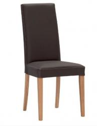 Luxusní jídelní židle NANCY -kůže<br/>Moderní jídelní židle NANCY očalouněná do kůže ve dvou barevných provedeních