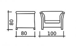 schema s rozmry
ka 100cm
hloubka 80cm
vka 80cm