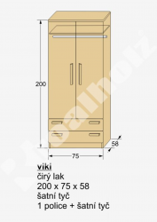 VIKI schema<br/>schema skříně VIKI