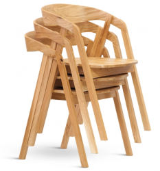 Ukázka stohování židlí GURU XL