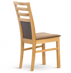 Ukázka jídelní židle BART ze zadní strany